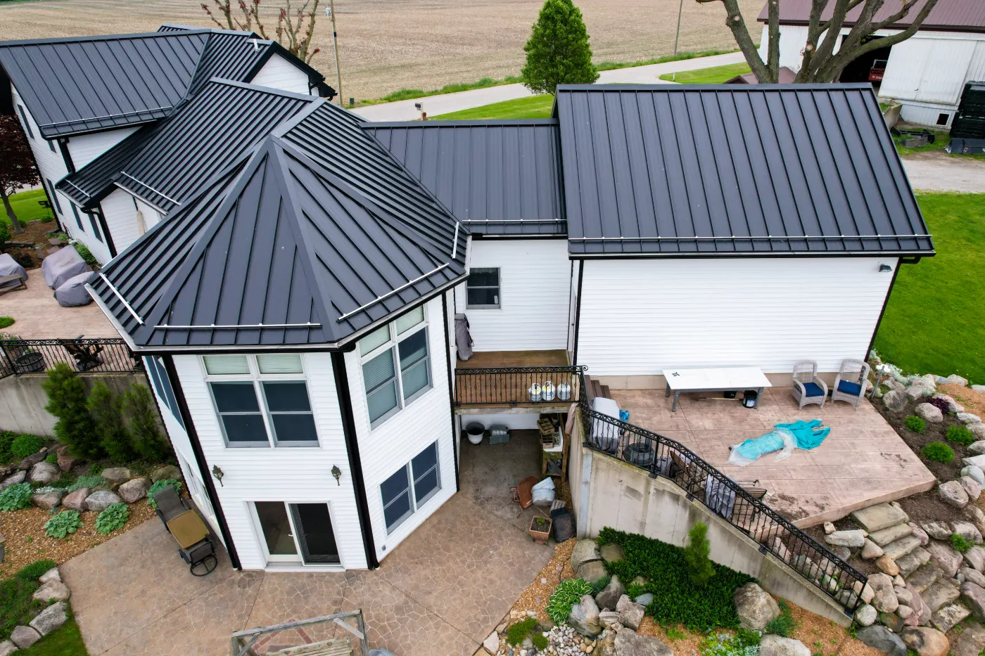 Trim and flashing detail on a Serenade siding job